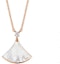Purchase BVLGARI Divas'' Dream 扇形18K玫瑰金項鍊 情侶款 中性設計 CL856960-350062