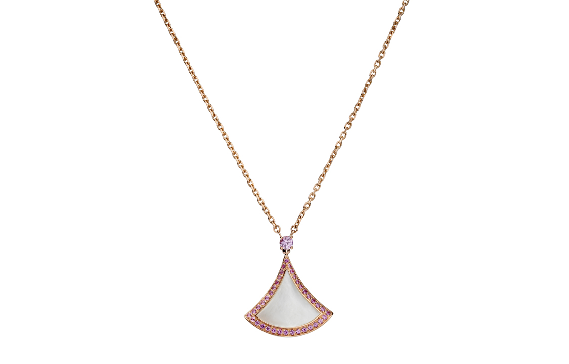BVLGARI DIVAS’ DREAM Mother-of-Pearl 18K Rose Gold Unisex Necklace. 359938 圖 2