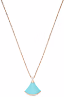 Cheap BVLGARI DIVAS'' DREAM 藍色18K玫瑰金項鍊 情侶款 男女珠寶 項鏈。 CL857200
