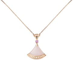 BVLGARI DIVAS’ DREAM Opal Diamond K Gold Necklace Unisex Couple Pink CL859165-358131 BVLGARI DIVAS’ DREAM Opal Diamond K Gold Necklace Unisex Couple Pink CL859165-358131