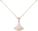 Buy BVLGARI DIVAS’ DREAM 粉紅色蛋白石鑽石K金項鍊 情侶中性款 CL859165-358131