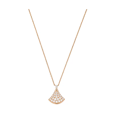 BVLGARI DIVAS’ DREAM Rose Gold 18k Necklace Unisex Couple Design. CL857315-351051