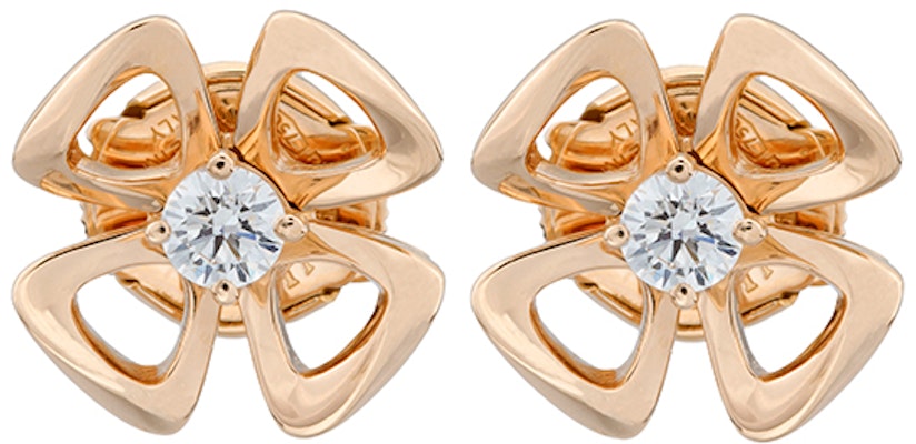 BVLGARI Fiorever 18K玫瑰金耳環 男女情侶款設計 OR858440-355327 Order BVLGARI Fiorever 18K玫瑰金耳環 男女情侶款設計 OR858440-355327