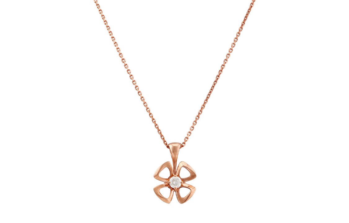 BVLGARI Fiorever Vintage Gold Necklace Unisex Couple Jewelry. 355324 圖 4