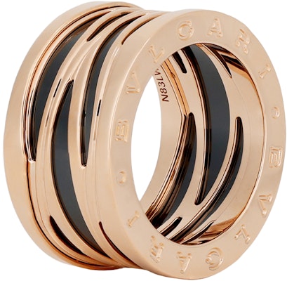 BVLGARI 經典18K玫瑰金女性戒指 - 玫瑰金款式。 858575 Buy BVLGARI 經典18K玫瑰金女性戒指 - 玫瑰金款式。 858575