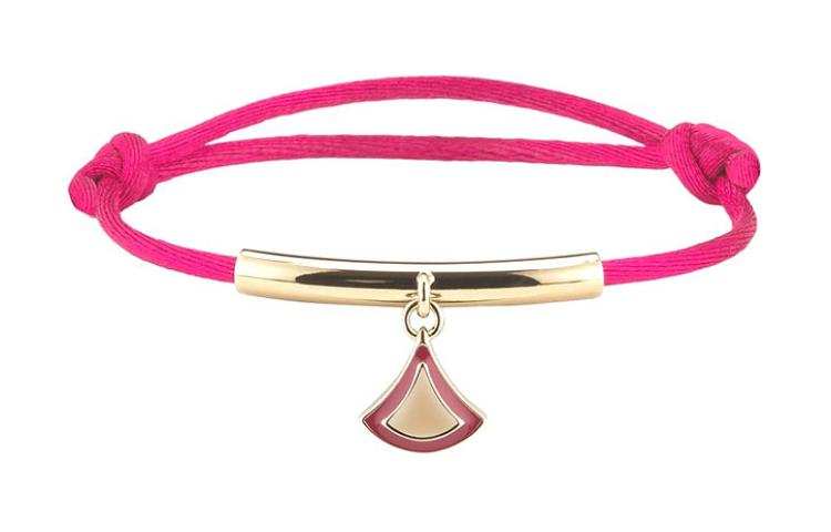 Shop BVLGARI標誌手鏈 - 情侶款設計，多色選擇。 bv-65