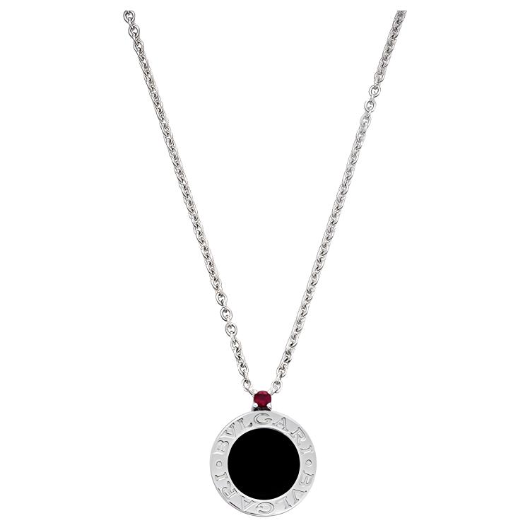 BVLGARI Save the Children Black Ceramic Pendant Necklace Unisex Couple Design. CL858702-356910