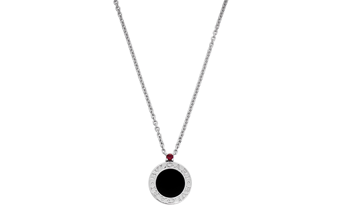 Lookbook BVLGARI 拯救兒童黑色陶瓷項鍊 情侶設計 男女適用 CL858702-356910