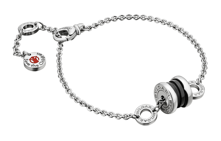 Shop BVLGARI 救助兒童系列925純銀手鍊 情侶款 男女通用設計 BR857428-352651