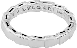 Order BVLGARI Serpenti Viper 8K 白金纖細情侶對戒 男女適用戒指. AN856869