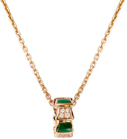 Purchase BVLGARI Serpenti Viper 鑽石鑲嵌18K金項鍊 男女同款情侶設計 CL858300-355958