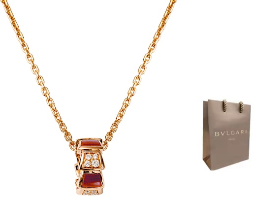 BVLGARI Serpenti Viper 鑽石復古項鍊 情侶風格男女適用 CL858380-355088 Lookbook BVLGARI Serpenti Viper 鑽石復古項鍊 情侶風格男女適用 CL858380-355088