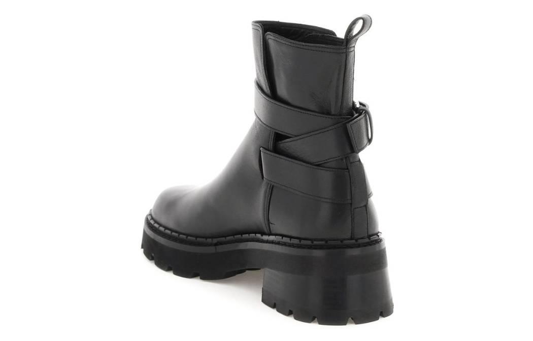 Lookbook By Far Botines Tobilleros Warner2 'Cuero Nappa' 222766NSV000004BL