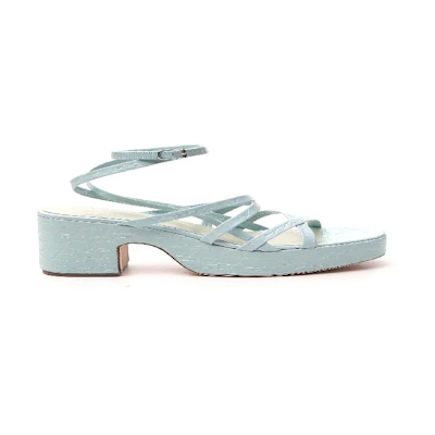 By Far Pamela Sandals 'Ice Blue Leather'