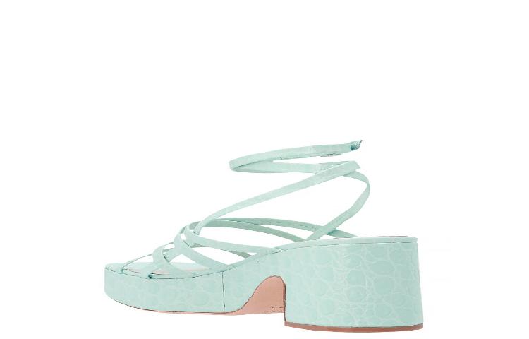 By Far Pamela Sandals 'Ice Blue Leather' 圖 9