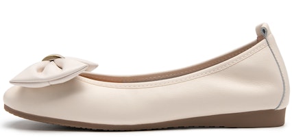 C°BANNER 千百度 Leather Round Toe Lightweight Bow Casual Flats 'Women's Edition' A23125815 C°BANNER 千百度 Leather Round Toe Lightweight Bow Casual Flats 'Women's Edition' A23125815