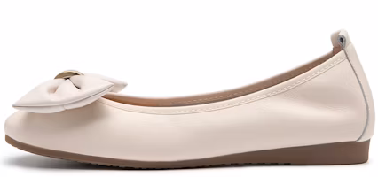 C°BANNER 千百度 Leather Round Toe Lightweight Bow Casual Flats 'Women's Edition' A23125815 C°BANNER 千百度 Leather Round Toe Lightweight Bow Casual Flats 'Women's Edition' A23125815