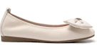 Order C°BANNER 千百度 Zapatos Planos Mujer Cuero Punta Redonda Ligeros con Lazo A23125815