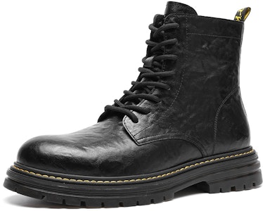 C°BANNER 英伦风黑色踝靴马丁靴 BN0623567X01 Lookbook C°BANNER 英伦风黑色踝靴马丁靴 BN0623567X01