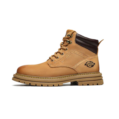 C°BANNER Belle Leather Martin Boots 'Yellow Brown'