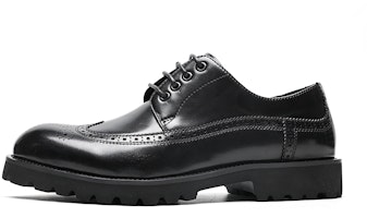 C°BANNER Brogue Business Casual Leather Shoes 'Black' C5921026D01 C°BANNER Brogue Business Casual Leather Shoes 'Black' C5921026D01