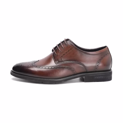 C°BANNER Brogue Dress Shoes 'Brown CMFT Business'
