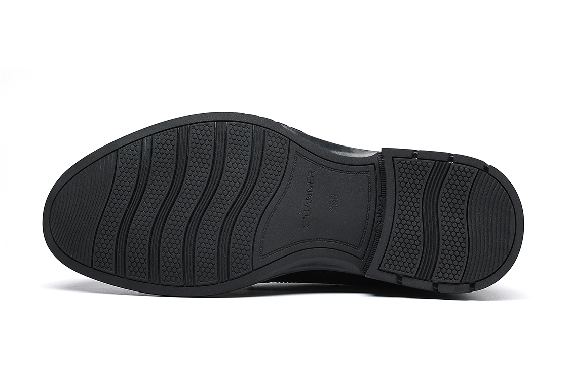 Purchase C°BANNER Sepatu Formal Brogue Kulit Hitam 'Calfskin dan Suede' C1513077DD01