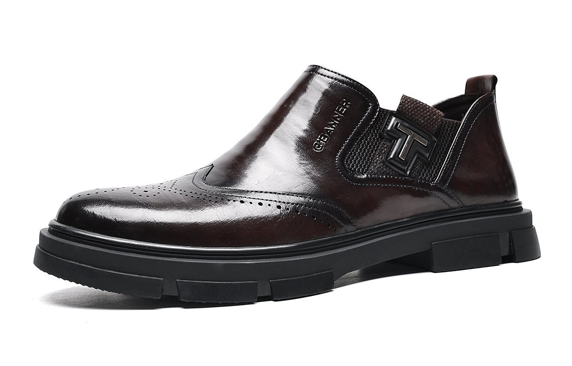 Lookbook C°BANNER Brogues 'Brown Business' Kasut Kulit Lelaki Formal Coklat C7713901DD02