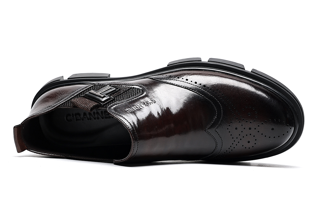 Shop C°BANNER Brogues 'Brown Business' Kasut Kulit Lelaki Formal Coklat C7713901DD02