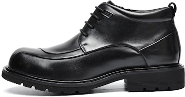 C°BANNER Business Casual Fleece-Lined Warm Formal Leather Shoes 'Black' C1524289M01 C°BANNER Business Casual Fleece-Lined Warm Formal Leather Shoes 'Black' C1524289M01