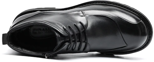 Shop C°BANNER Business Casual Leder-Schuhe Warm Gefüttert ''Schwarz'' C1524289M01