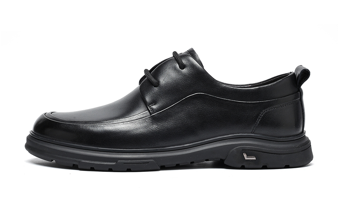 C°BANNER Business Casual Oxford 'Black Leather'