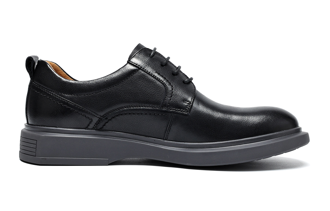 C°BANNER Business Casual Soft Leather Shoes 'Black' 圖 2
