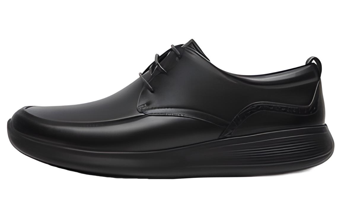 C°BANNER Business Casual Soft Sole Leather Shoes 'Black'