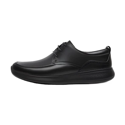C°BANNER Business Casual Soft Sole Leather Shoes 'Black'