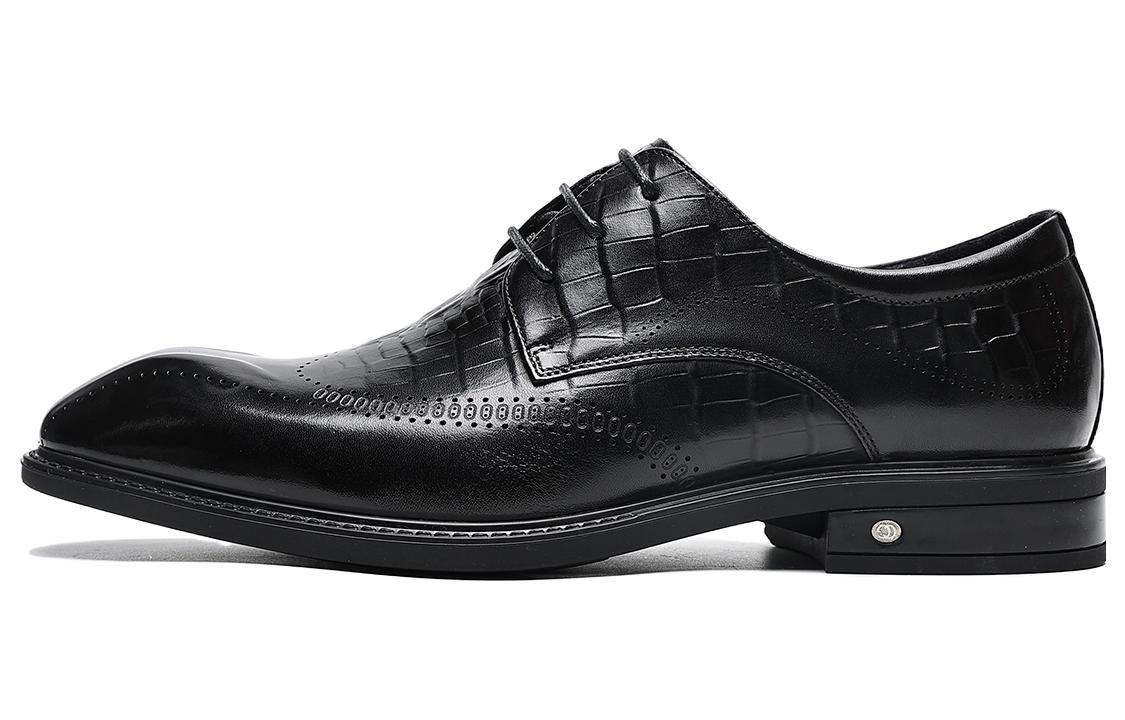 C°BANNER Business Dress Leather Shoes 'Black' C0721018D01