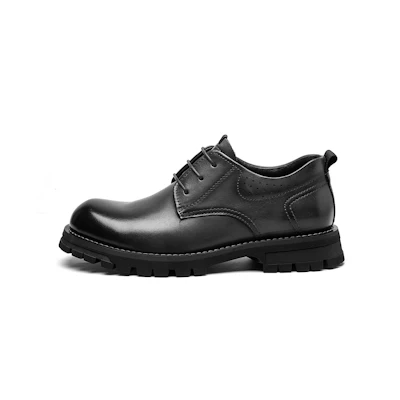 C°BANNER Business Dress Leather Shoes 'Black Velvet Lining'