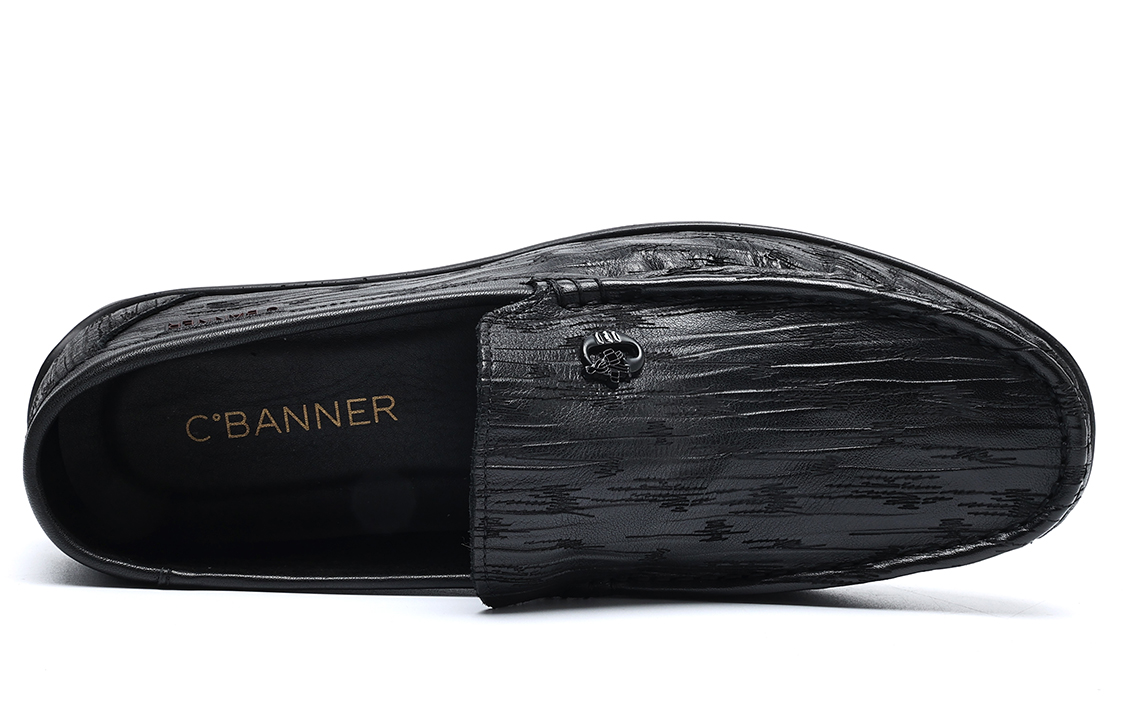 C°BANNER Business Leather Shoes 'Black' 圖 4