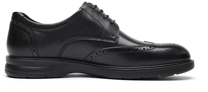 千百度C°BANNER 皮鞋男布洛克雕紋休閒男鞋 黑色 Order 千百度C°BANNER 皮鞋男布洛克雕紋休閒男鞋 黑色