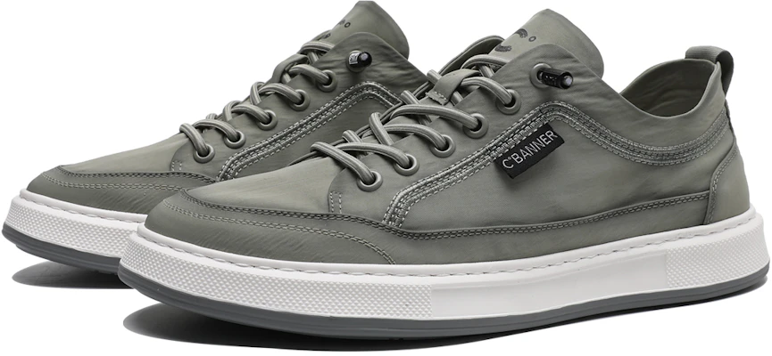 千百度C°BANNER 織物冰絲透氣帆布鞋 男款 綠 Lookbook 千百度C°BANNER 織物冰絲透氣帆布鞋 男款 綠