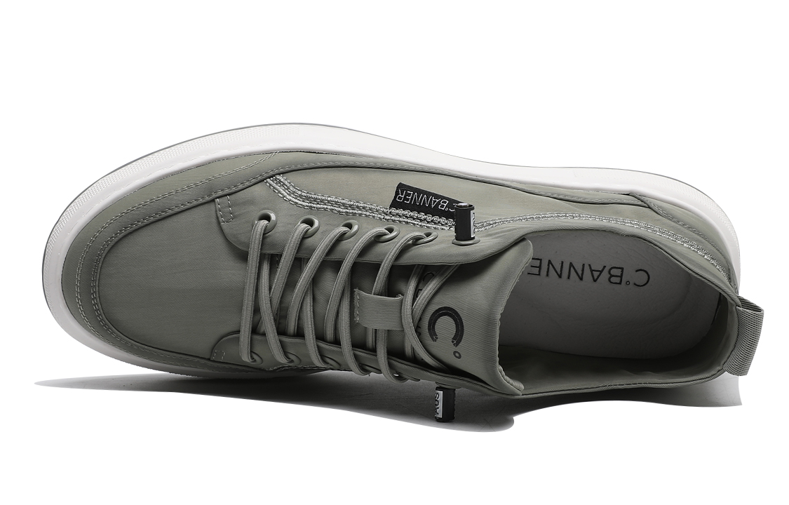 Shop 千百度C°BANNER 織物冰絲透氣帆布鞋 男款 綠