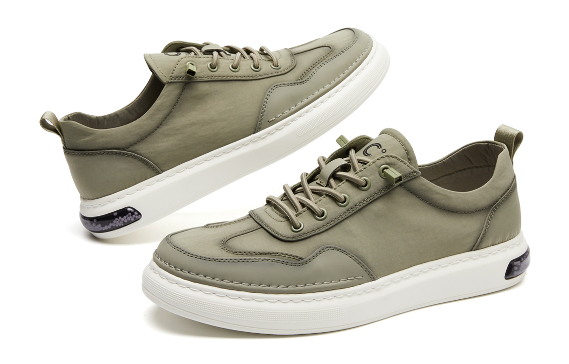 Lookbook C°BANNER Sepatu Kanvas Patchwork Fashion Bernapas 'Hijau' C3731945DA21