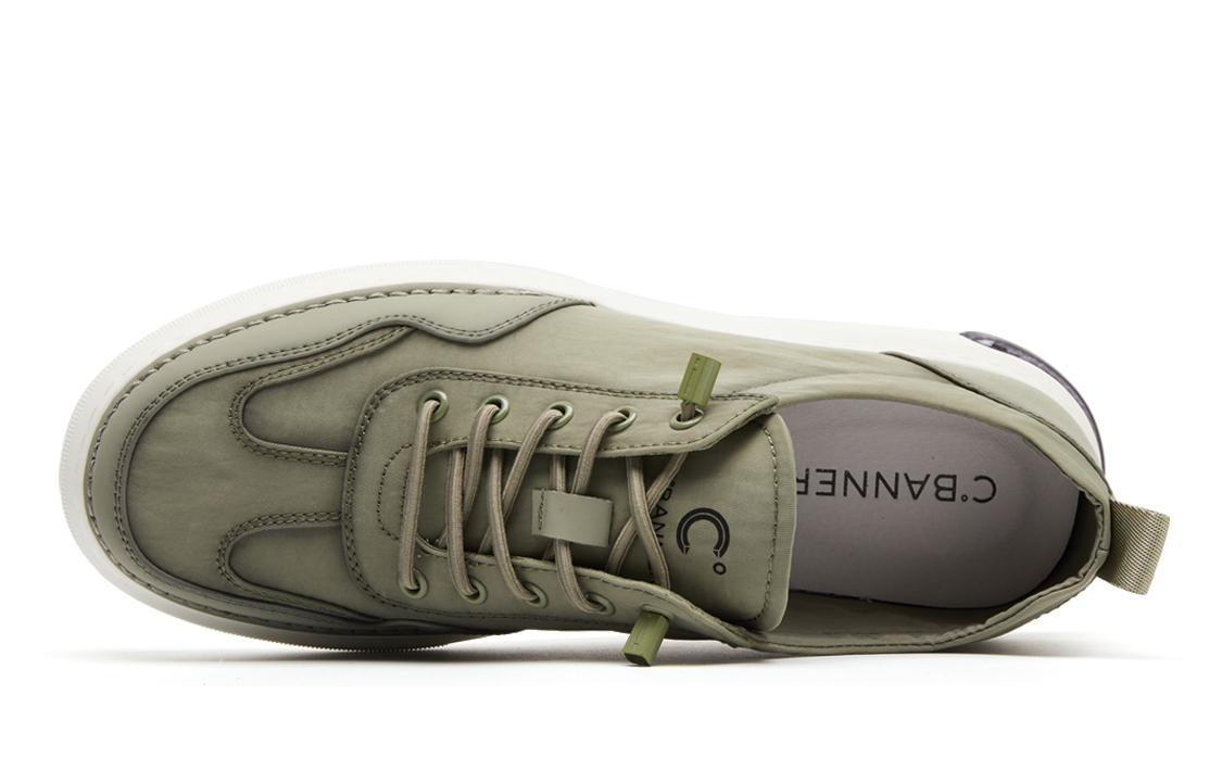 Shop C°BANNER Sepatu Kanvas Patchwork Fashion Bernapas 'Hijau' C3731945DA21