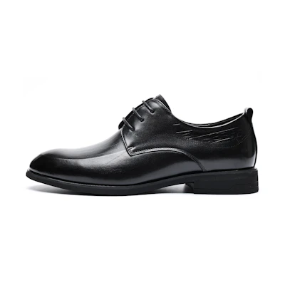 C°BANNER Casual CMFT All-Match Formal Leather Shoes 'Black'