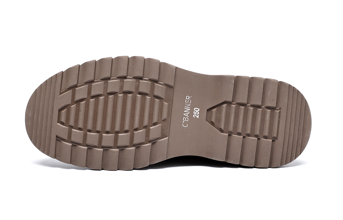 C°BANNER Casual High-Top Work Martin Boots 'Brown' 圖 5