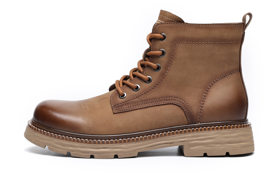 C°BANNER Casual Motorcycle Martin Boot 'Yellow Brown' C1923769X03