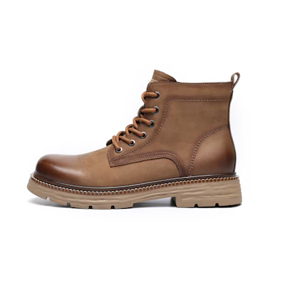 C°BANNER Casual Motorcycle Martin Boot 'Yellow Brown'