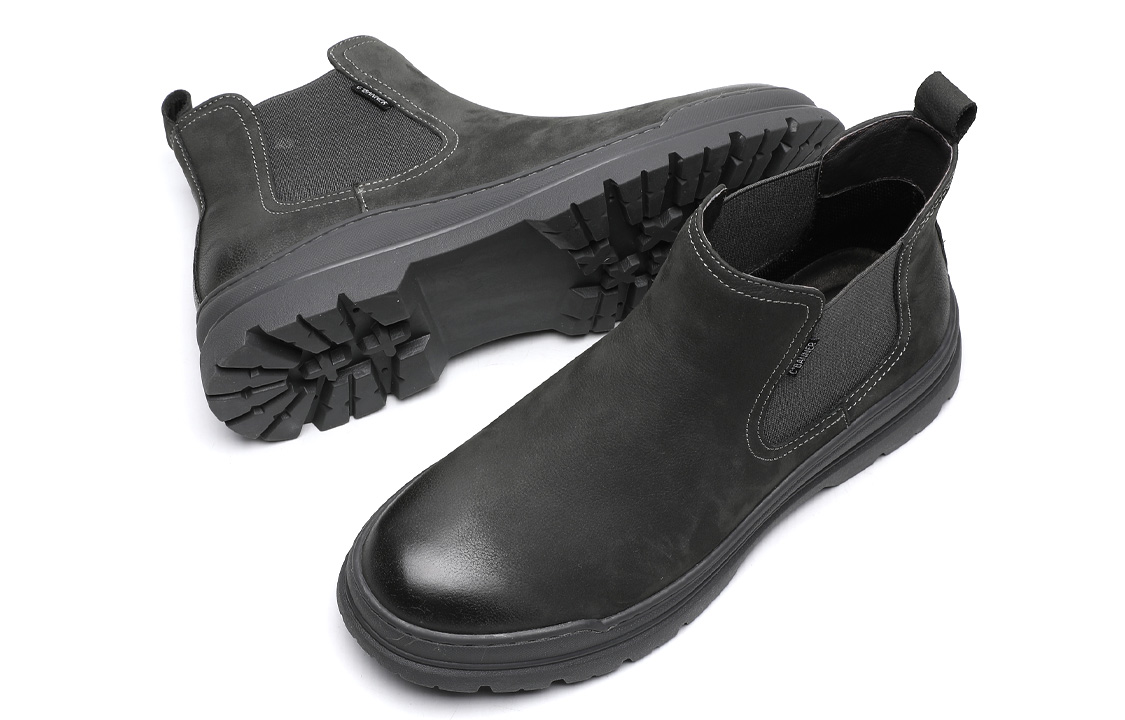 Lookbook C°BANNER 切尔西靴 '灰色加绒' C0613373XA45M