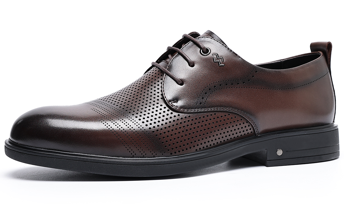 Order C°BANNER Sepatu Kerja Nyaman Bernafas Pria 'Cokelat' C1522119LL02