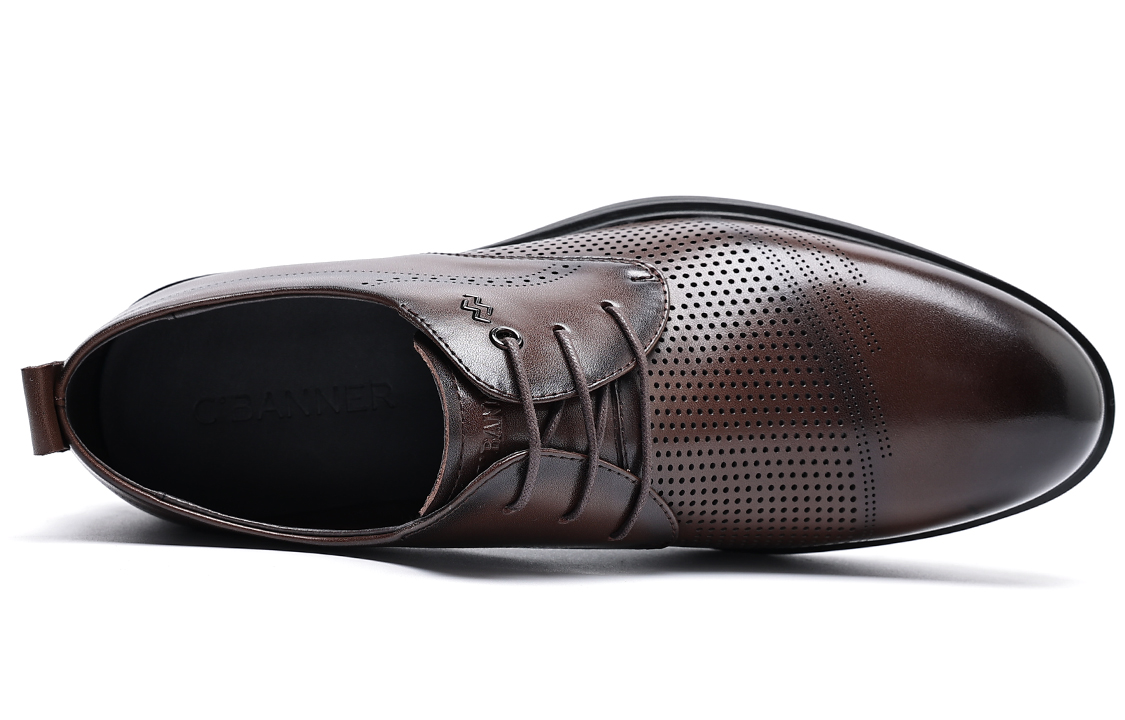 Lookbook C°BANNER Sepatu Kerja Nyaman Bernafas Pria 'Cokelat' C1522119LL02